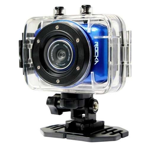 Rocka D`Light Series 720P Action Camera- Blue