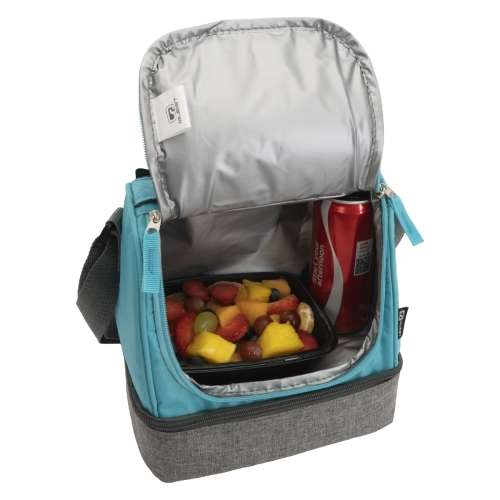Quest Primo Lunch Bag - Grey/Turquoise