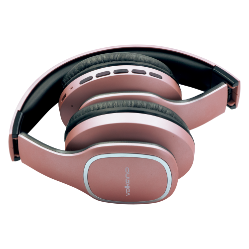 Volkano Bluetooth Headphones - Phonic Series  Rose Gold