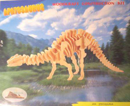 3D Wood Craft Construction Kit - DINOSAUR