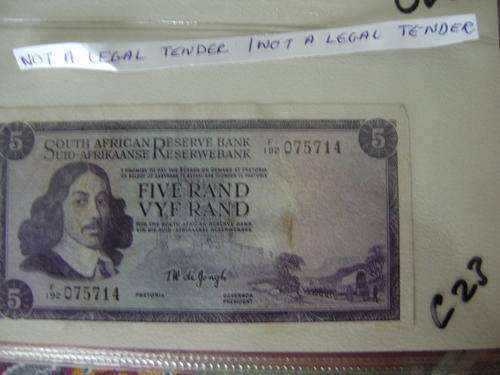 r5 banknote tw de jongh