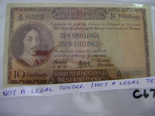 TEN SHILLING 1/12/51