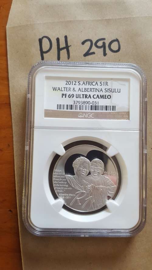 2012 SA SILVER R1 WALTER AND ALBERTINA SISULU