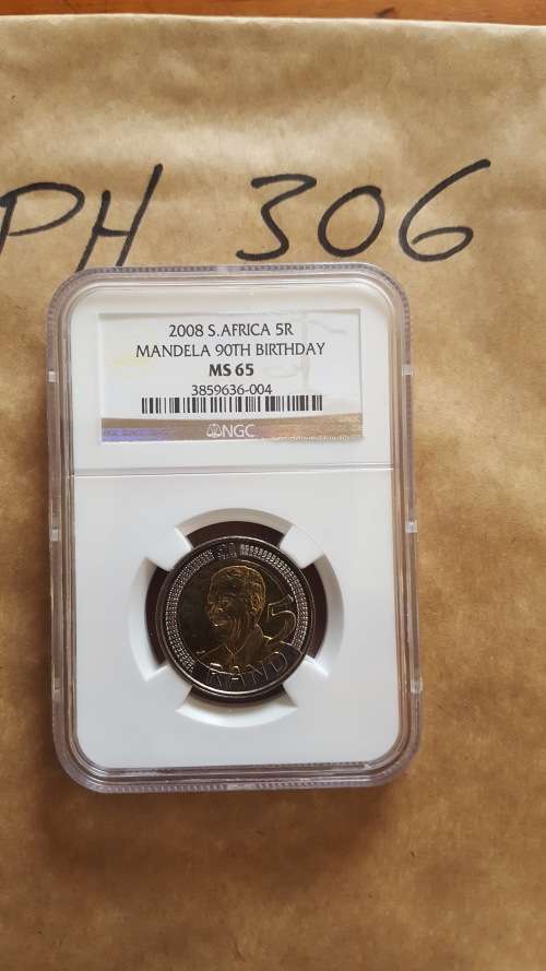 4 x 2008 R5 MANDELA 90TH BIRTHDAY