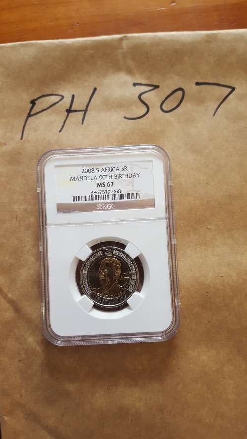3 x 2008 SA R5 MANDELA 90TH BIRTHDAY EACH