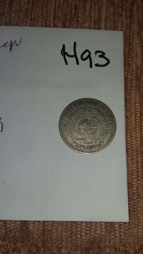 1894 ZAR 2 1/2 SHILLING