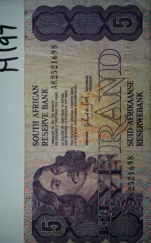 4X SA R5 NOTES GERHARD DE KOCK