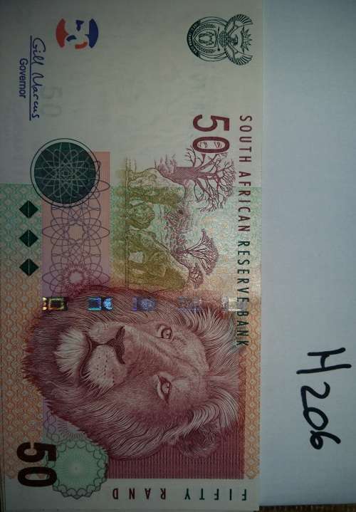 9X UNC R50 BANKNOTES GILL MARCUS