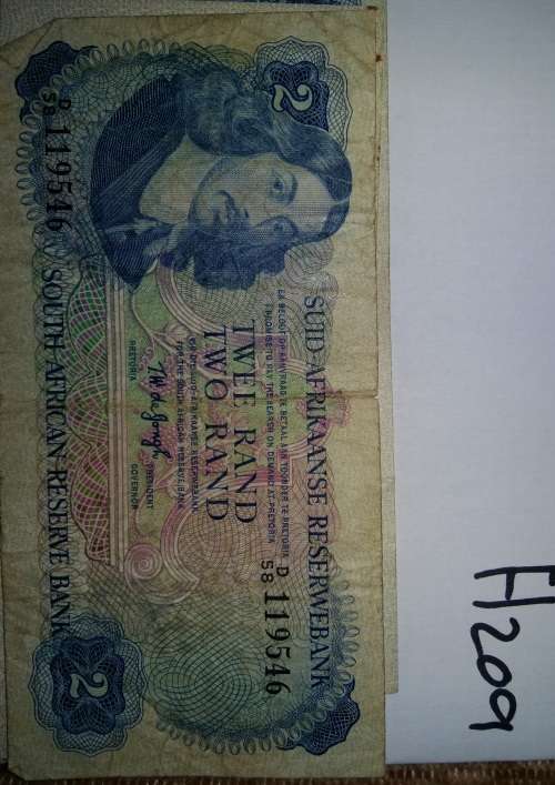 3X SA R2 BANK NOTES TW DE JONGH