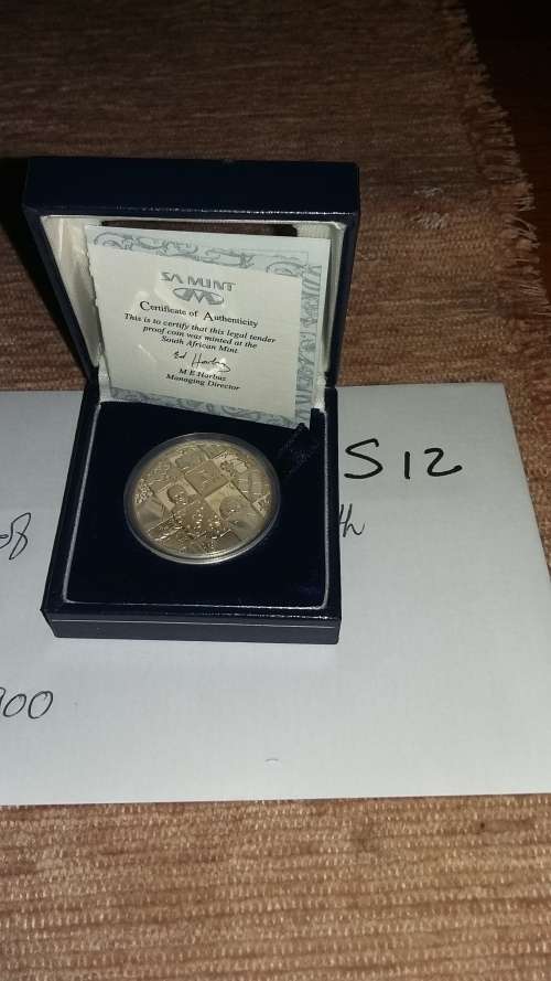 1998 SILVER PROOF PUZZEL WITH CERTIFICATE