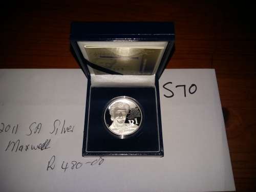 2011 SA SILVER PROOF R1 MAXWELL