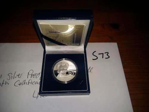 2011 SILVER PROOF R1 MAXWELL WITH CERTIFICATE