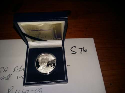 2011 SA SILVER R1 PROOF MAXWELL WITH CERTIFICATE