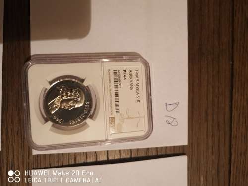 1966 Silver R1 Afrikaans PF64