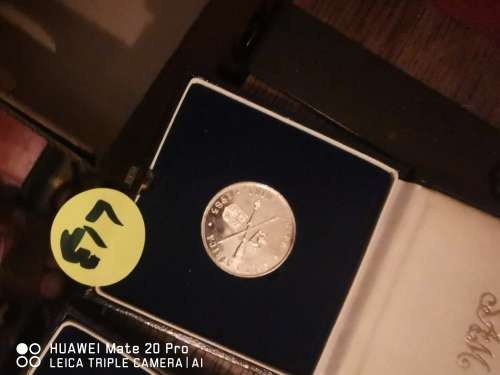 1985 PARLIAMENT IN SAM BOX SA SILVER PROOF1985 R1