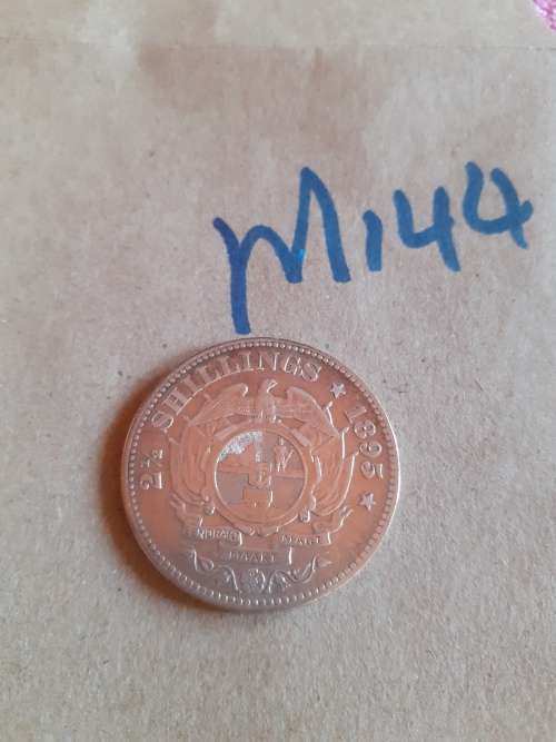 1895 ZAR 2  1/2 SHILLING