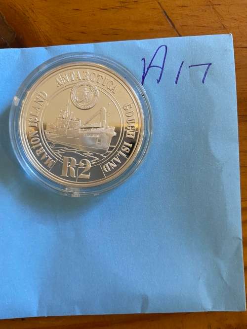 2008 SA SILVER R2  ANTARTICA PROOF SHIP
