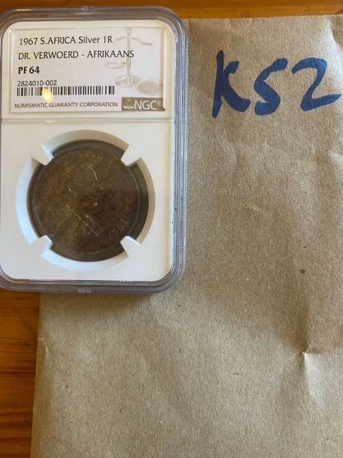 196 SA SILVER R1 DR VERWOERD AFRIKAANS PF 64