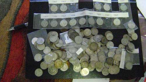 Not to be missed. 162 x Union Silver Union coins and 10 x ZAR Coins
