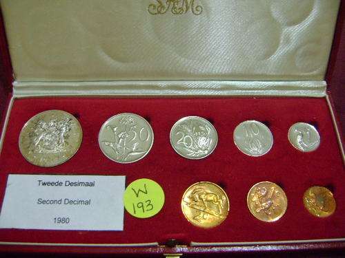 1980 ULTRA CAMEO PROOF SA MINT COIN SET