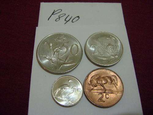 1965 PROOF COINS 50c,10c,2c,5c,