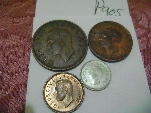 1952 SA COIN SET 4X COINS