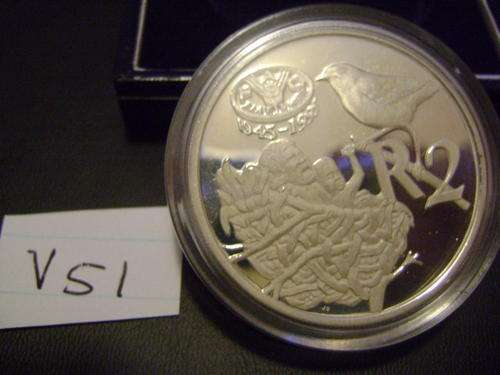 1995 FAO Silver Ultra Cameo Proof R2 in SA Mint box and capsulated