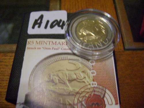 2008 OOM PAUL R5 COIN WITH CERTIFICATE