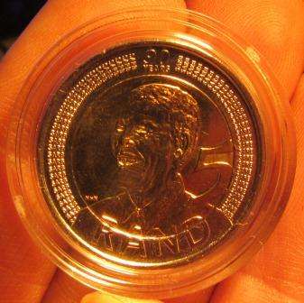 ## UNC 2008 MANDELA BIRTHDAY R5 - GENUINE UNC STRAIGHT FROM THE MINT ##