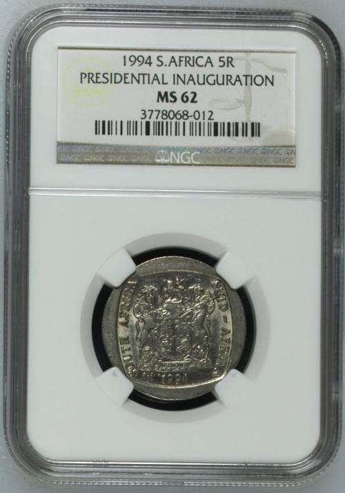 Mint-State 1994 Inauguration R5 - NGC graded MS62