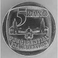 1994 Circulation Inauguration R5 coins - Mostly Mint State - Bid per coin for all 20