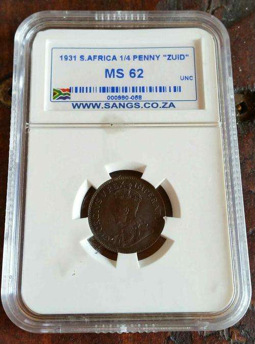 Sought After 1931 "Z" 1/4 Penny - Mint State