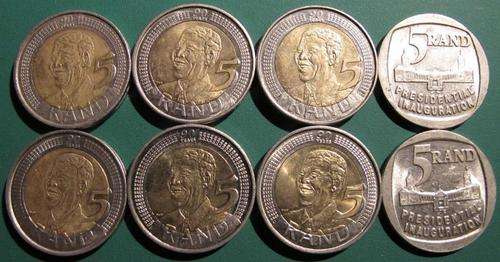 #** Mandela coins 2008 and 1994 **#