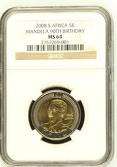 MS64 2008 MANDELA R5 B-DAY COIN +++++++MS64+++++++ NGC++++++