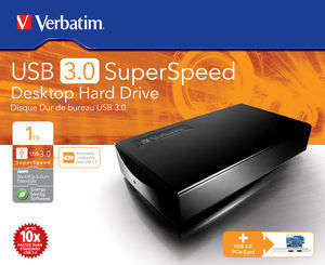 SuperSpeed USB 3.0 Desktop Hard Drive 1TB