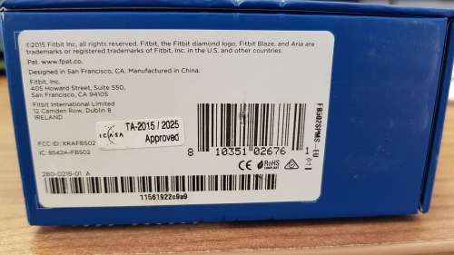 Fitbit Blaze Smart Fitness Watch, Plum, Silver, Small *EXCELLENT CONDITION*