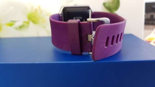 Fitbit Blaze Smart Fitness Watch, Plum, Silver, Small *EXCELLENT CONDITION*