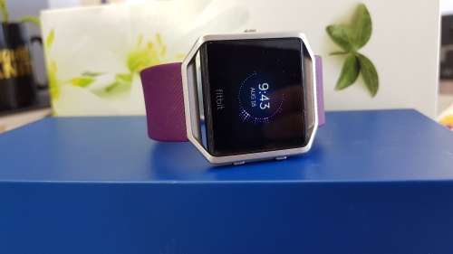 Fitbit Blaze Smart Fitness Watch, Plum, Silver, Small *EXCELLENT CONDITION*