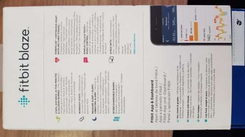 Fitbit Blaze Smart Fitness Watch, Plum, Silver, Small *EXCELLENT CONDITION*