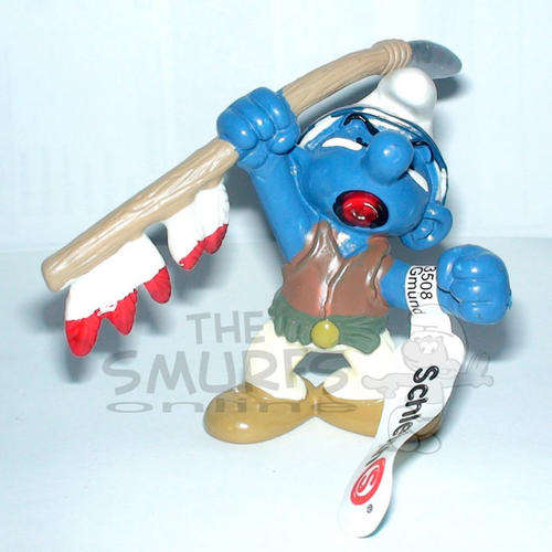 The Smurfs: Indian Smurf with spear - Smurfs Movie