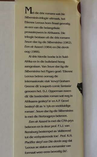 Die Silberstein-Trilogie deur Etienne Leroux
