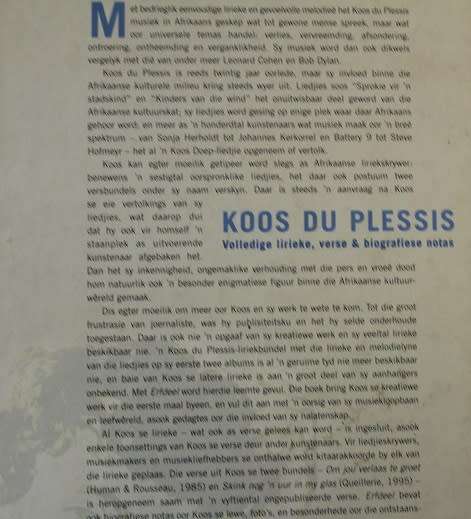 Erfdeel - Koos du Plessis saamgestel deur Irma du Plessis