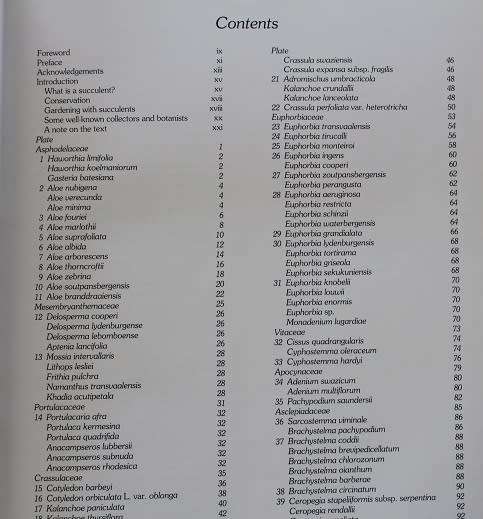 Succulents of the Transvaal by David Hardy--Paintings by Anita Fabian