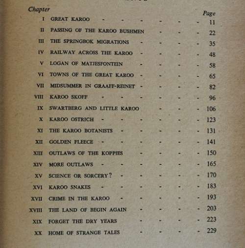 Karoo by Lawrence G. Green