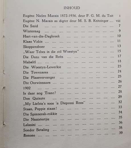 Versamelde Gedigte--Eugéne N. Marais-1955