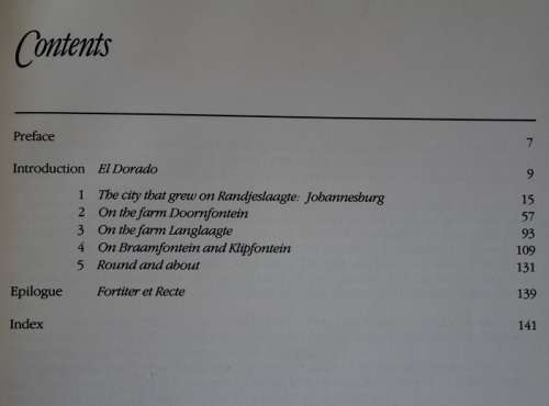 Early Johannesburg by Hannes Meiring-Its Buildings and its people