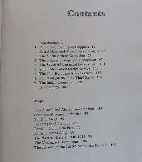 South Africa in World War II editor John Keene. A Pictorial history