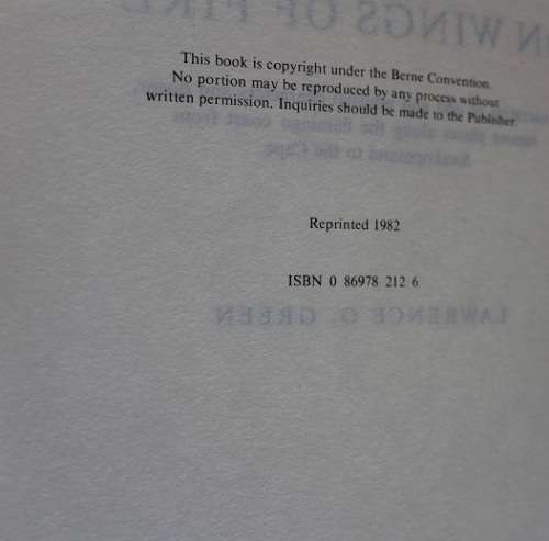 On Wings of fire by Lawrence G. Green