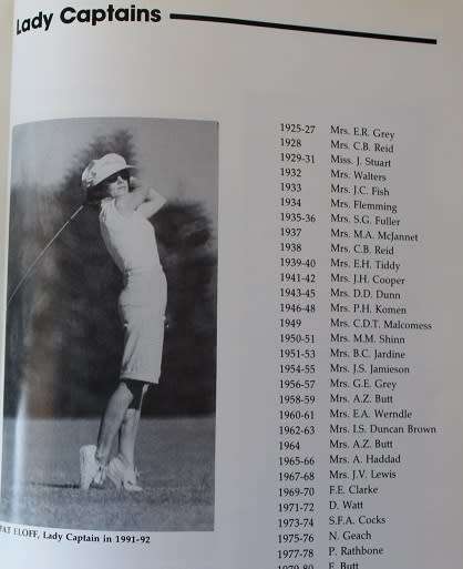 The East London Golf club 1893 to 1993--yesteryear... and yesterday.