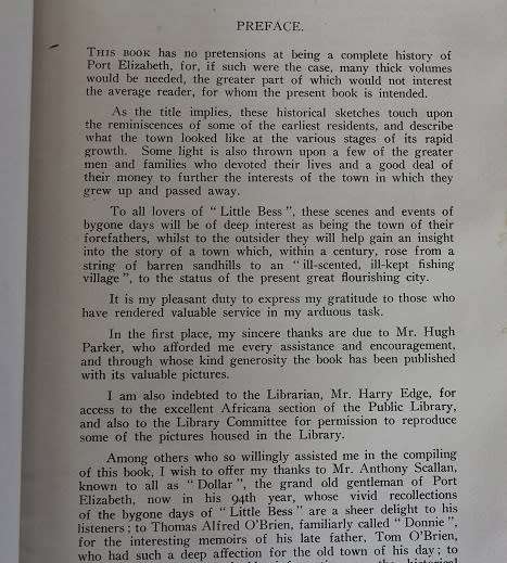 Port Elizabeth in bygone days by J.J. Redgrave